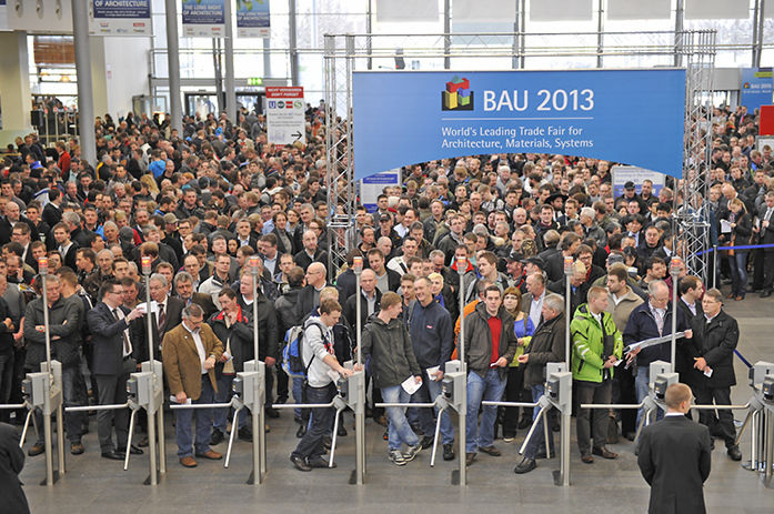 BAU 2013: Erneut ein Fachbesuchermagnet. - © Messe München GmbH — BAU 2013
