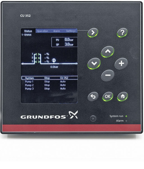 Grundfos: Steuerung CU352 für Hydro-MPC-Druckerhöhungsanlagen. - © Grundfos
