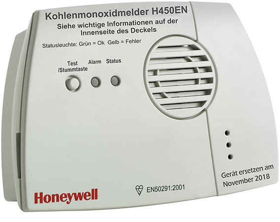Honeywell: Kohlenmonoxidmelder H450EN.