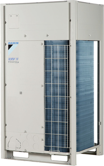 Abb. 1 Die neue VRV-Generation von Daikin: Die VRV-IV-Serie kann die Kältemitteltemperatur an den tatsächlichen Bedarf anpassen, taut den Verdampfer über einen im Außengerät befindlichen Abtauenergiespeicher ab und lässt sich über den VRV-Konfigurator einfach ­planen und schnell in Betrieb nehmen. - © Daikin
