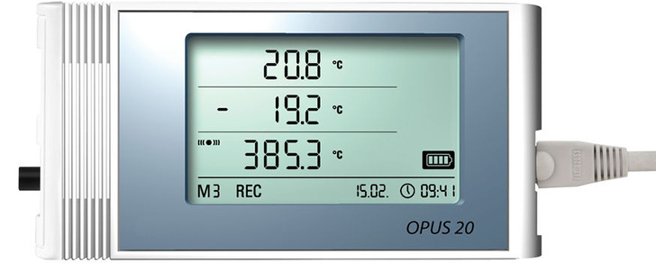 Dostmann: Datenlogger Opus 20E mit externen Eingängen. - © Dostmann
