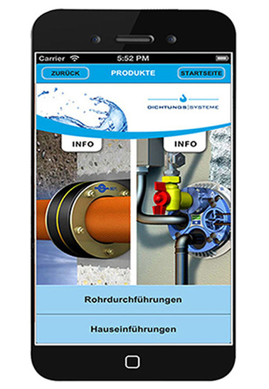 App „Doyma Dichtungs­systeme“.