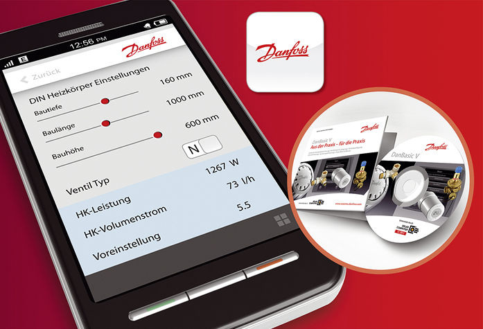 Danfoss: App zur Unterstützung beim Hydraulischen Abgleich. - © Danfoss
