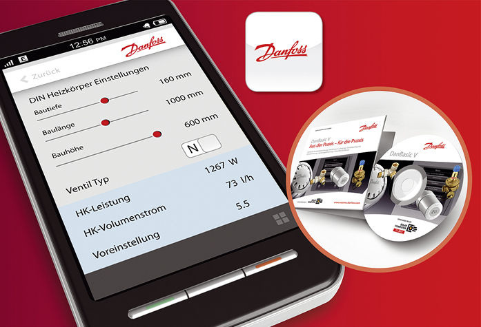 Danfoss: App zur Unterstützung beim Hydraulischen Abgleich.