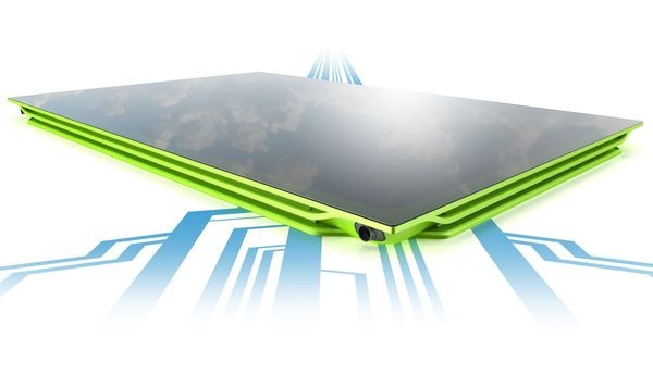 Der Eine-Welt-Solar-Kollektor von Sunlumo besteht zu 100 % aus Kunststoff. - © Sunlumo
 Der Eine-Welt-Solar-Kollektor von Sunlumo besteht zu 100 % aus Kunststoff.