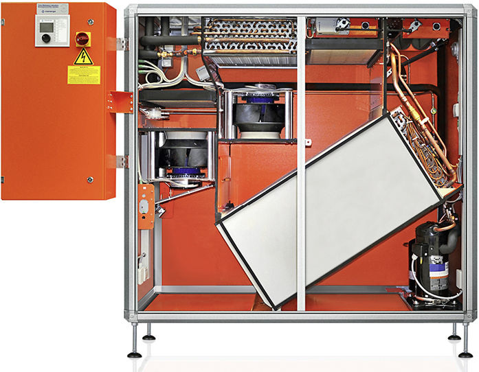 Menerga: Klimagerät für private Schwimmbäder ThermoCond 29.