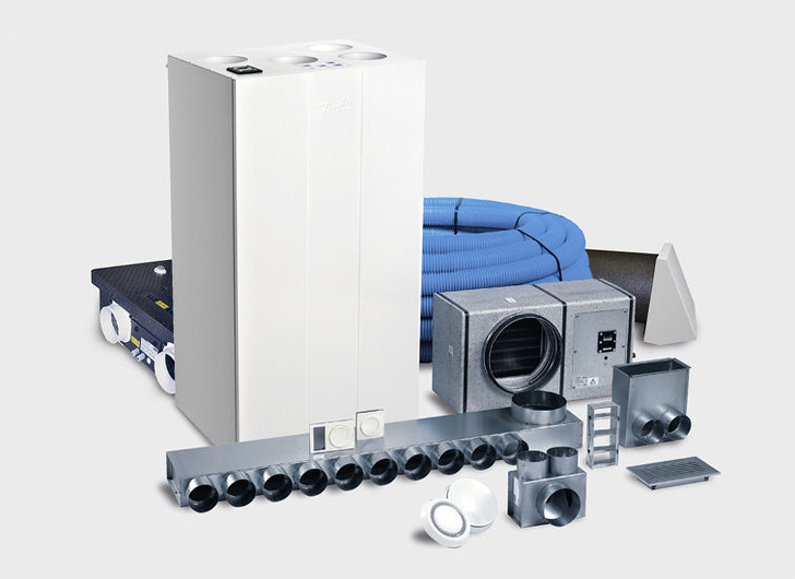 Danfoss: Geräte und Komponenten für die kontrollierte Wohnraumlüftung. - © Danfoss
 Danfoss: Geräte und Komponenten für die kontrollierte Wohnraumlüftung.