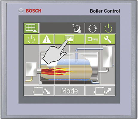 Bosch Industriekessel: Condition Monitoring basic über die Kesselsteuerung BCO.