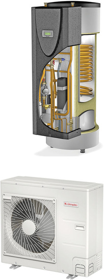 Dimplex: Split-Luft/WasserWärmepumpensystem Splydro. - © Dimplex
