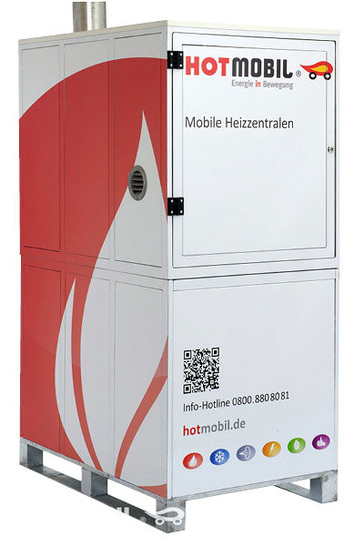 Hotmobil: Mobile Heizzentrale Hotbox MKH 60. - © Hotmobil
 Hotmobil: Mobile Heizzentrale Hotbox MKH 60.