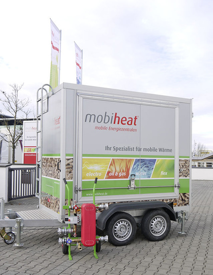 mobiheat: Holzpellet-Heizmobil (Prototyp).