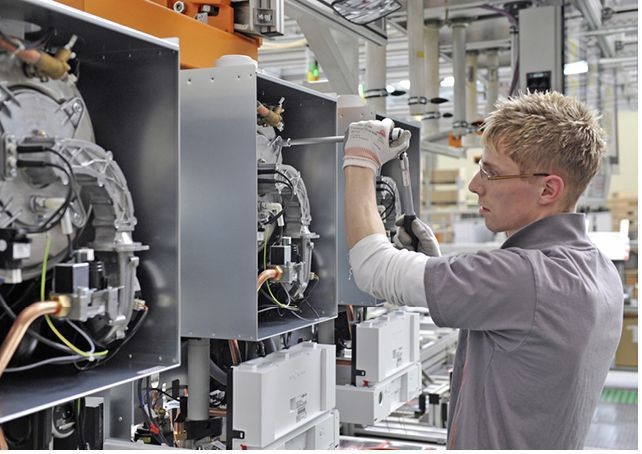 2012 hat Viessmann 5 % mehr ­Wärmeerzeuger als im wachstumsstarken Vorjahr ausgeliefert.