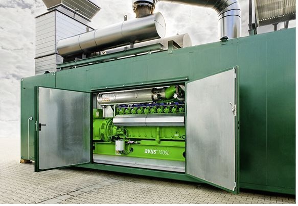 Oertli: 2G-BHKW avus1500b. - © Oertli
 Oertli: 2G-BHKW avus1500b.