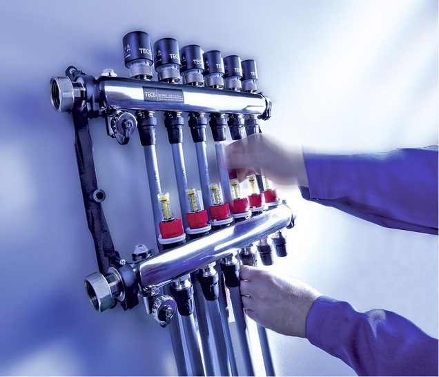 Tecefloor Heizkreisverteiler Logo. - © Tece
 Tecefloor Heizkreisverteiler Logo.