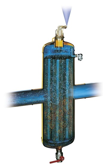 Spirotech: Schlamm- und Luftabscheider SpiroCombi Magnet. - © Spirotech
 Spirotech: Schlamm- und Luftabscheider SpiroCombi Magnet.