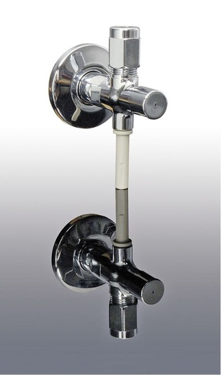 Georg Fischer JRG: Probennahme-Eckventil. - © Georg Fischer JRG
 Georg Fischer JRG: Probennahme-Eckventil.