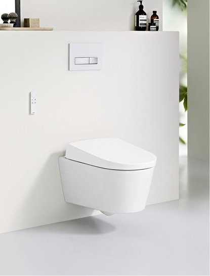 Normal und schlicht: Das Dusch-WC Geberit AquaClean Sela. - © Geberit
