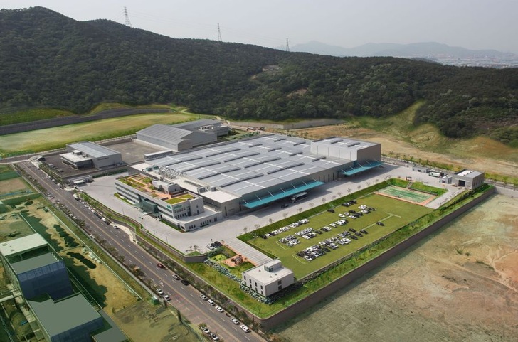 Der neue Produktionsstandort der Wilo Gruppe in Busan, Südkorea.