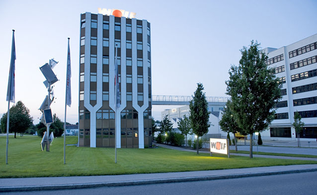 Wolf-Firmenzentrale in Mainburg.