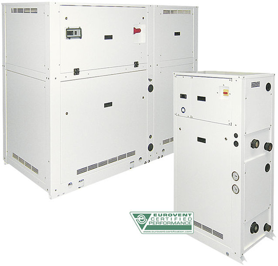 Systemair hat sein Programm um wassergekühlte Kaltwassersätze und Wärmepumpen erweitert.