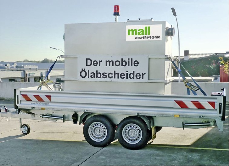 Mall: Mobile Abscheideranlage NeutraRent. - © Mall Umweltsysteme
