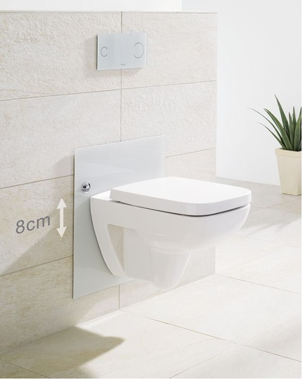 Viega: Bei jeder Nutzung in der Höhe verstellbares WC.