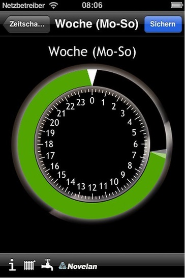 Novelan-App zur Wärmepumpensteuerung. - © Novelan
