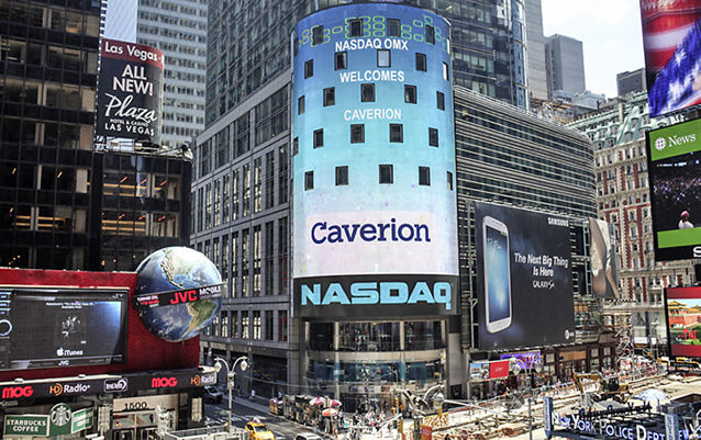 Die Wallstreet begrüßt das neue Unternehmen Caverion. - © Caverion
