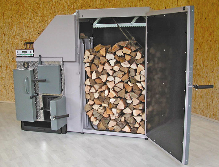 Lopper Kesselbau: Holz-Heizkessel Timber mit automatisierter Beschickung.