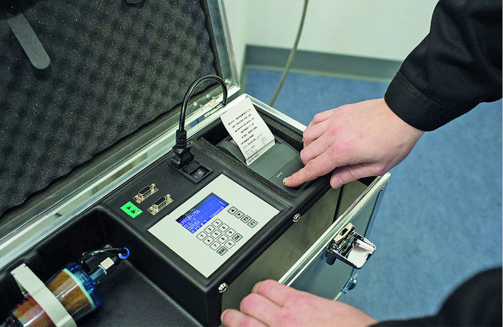 Kutzner + Weber: ­Feinstaub-Messkoffer für Partikelmessungen nach 1. BImSchV.