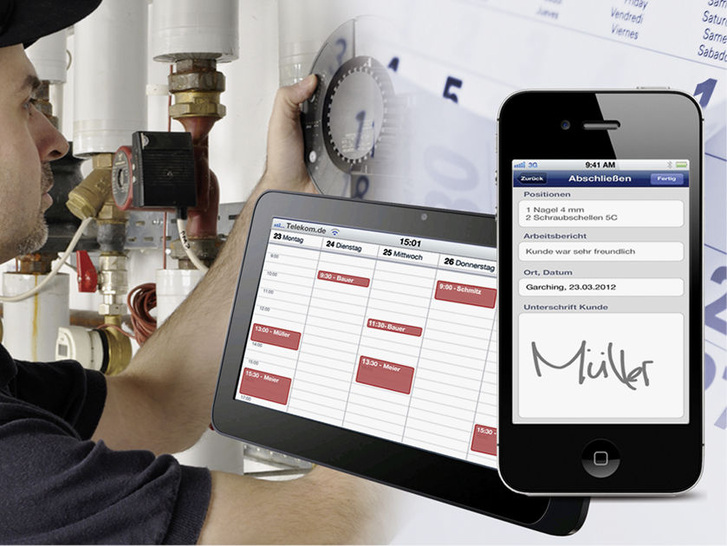 Hottgenroth/ETU: Die Kaufmann App vereinfacht die Auftragsabwicklung.