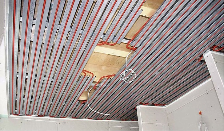 IGR: Raumklimadecke im Trockenbau.