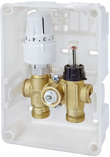 Simplex: Thermostatische Regelbox.