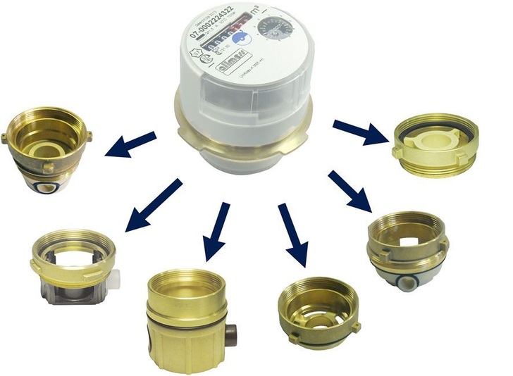 Allmess: Austauschwasserzähler-System UniKoax.