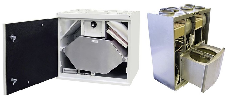 Swegon: Casa W Premium (links) und Casa R Premium.