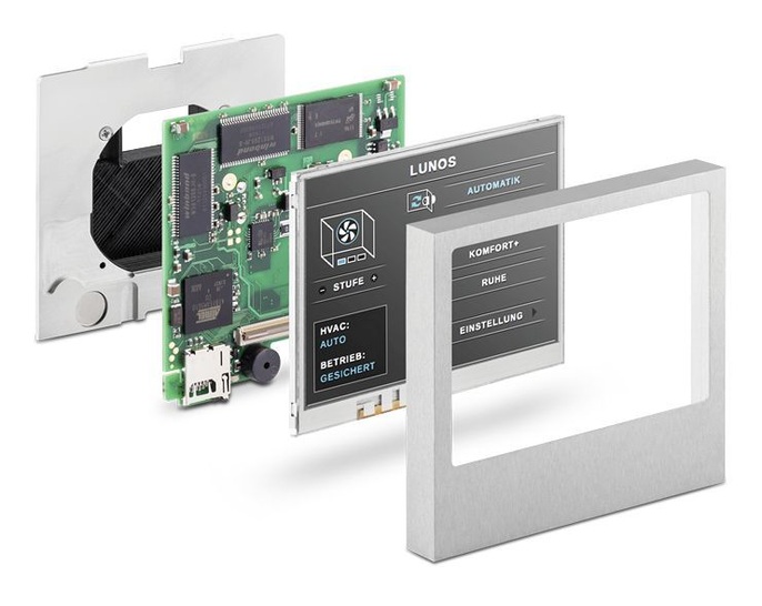 Lunos: KNX-Display Touch-IT. - © Lunos
