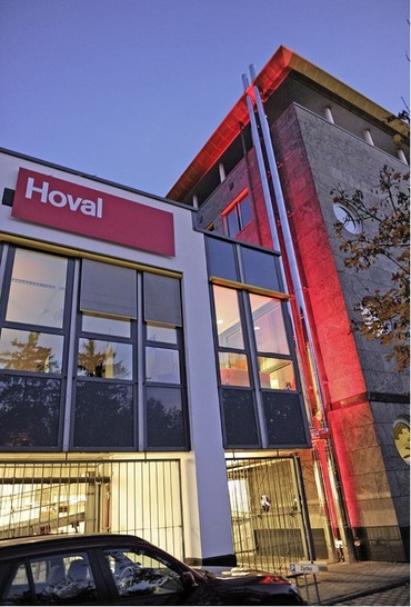 Hoval: Blick auf das neue Gebäude in Aschheim. - © Hoval
