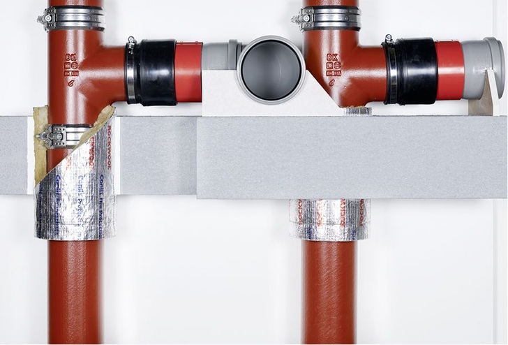 Rockwool: Abschottung mit Conlit SML-Set.