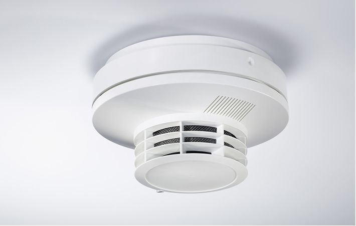 Hekatron: Mehrfachsensor-Brandmelder MTD 533X-SPCT mit integrierter Ton- und Sprachausgabe. - © Hekatron
 Hekatron: Mehrfachsensor-Brandmelder MTD 533X-SPCT mit integrierter Ton- und Sprachausgabe.