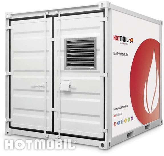 Hotmobil: Hotliner zur indirekten Baubeheizung. - © Hotmobil
 Hotmobil: Hotliner zur indirekten Baubeheizung.