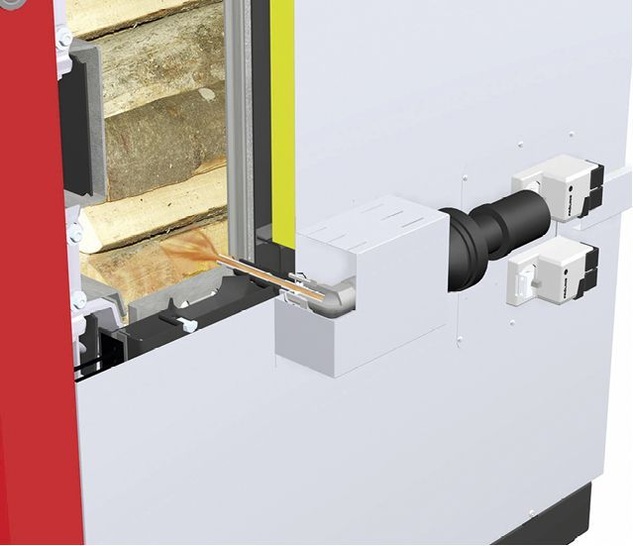 Fröling: Scheitholz-Heizkessel S4 Turbo mit automatischer Zündung.