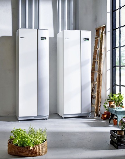 Nibe: Unabhängige Kühlung über Sole/WasserWärmepumpe F1345.