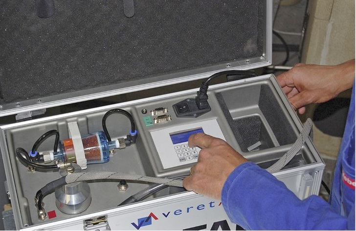 Kutzner + Weber: Feinstaub-Messkoffer. - © Kutzner + Weber
 Kutzner + Weber: Feinstaub-Messkoffer.