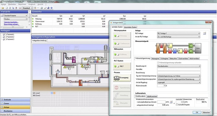 Solar-Computer: Grafische Bedienerführung zum schnellen Erfassen und Bearbeiten in „Energieeffizienz Gebäude“. - © Solar-Computer
 Solar-Computer: Grafische Bedienerführung zum schnellen Erfassen und Bearbeiten in „Energieeffizienz Gebäude“.