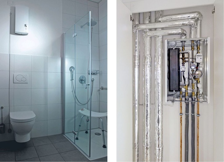 Abb. 1 Elektronischer Durchlauferhitzer oder Wohnungsstation: die dezentrale Trinkwassererwärmung liegt im Trend.