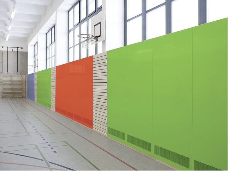 Hudevad: Ausführungsbeispiel einer Protector Heizwand. - © Hudevad
 Hudevad: Ausführungsbeispiel einer Protector Heizwand.