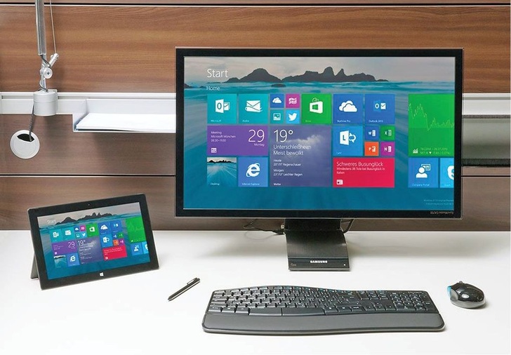 Abb. 1 Wer jetzt noch Windows-XP-Rechner geschäftlich nutzt, sollte schleunigst auf Windows 7 oder das aktuelle Windows 8 umsteigen.