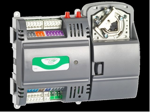 CentraLine: Micro Lynx als VAV-Regler mit integriertem Antrieb. - © CentraLine / Honeywell
 CentraLine: Micro Lynx als VAV-Regler mit integriertem Antrieb.