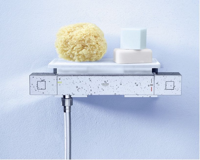 Grohe: Thermostat Grohtherm Cube.