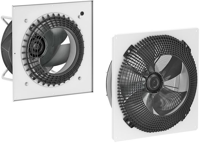 ebm-papst: Radial- und Axialventilator mit Vorleitgitter FlowGrid.